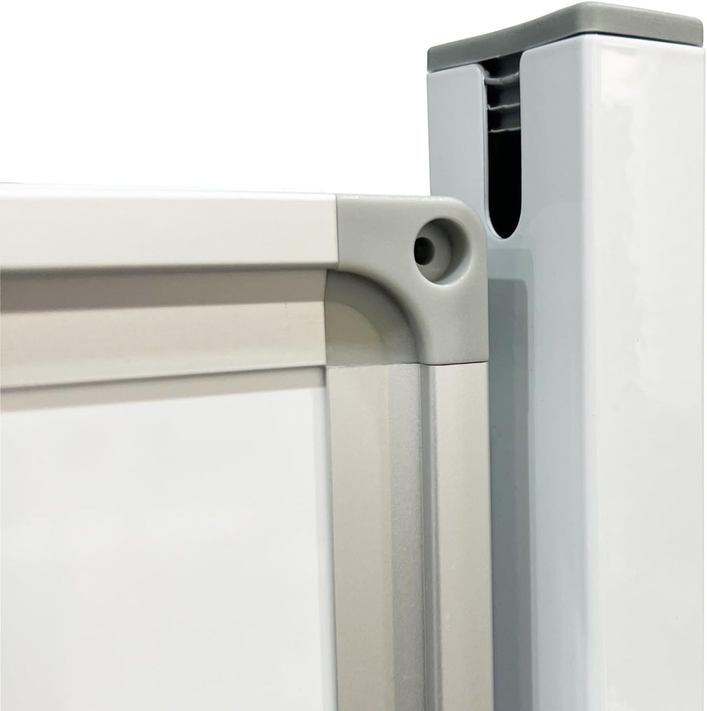 Large Rolling Whiteboard on Wheels, 48" x 32" Double-Sided Mobile White Board with Stand, Portable Standing Dry Erase Board Easel for Home Office Classroom School (32" x 48" WH)