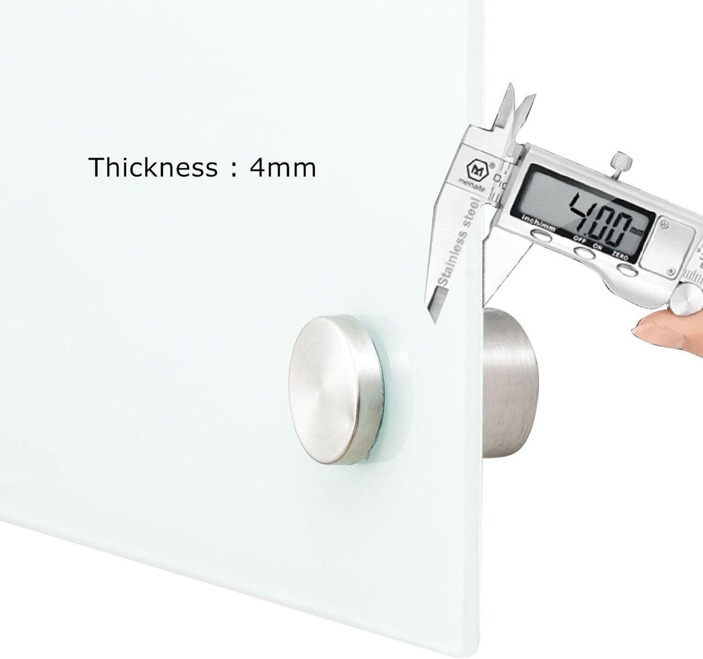 Dry Erase Boards Glass Whiteboard Magnetic 3'x 2' Frameless