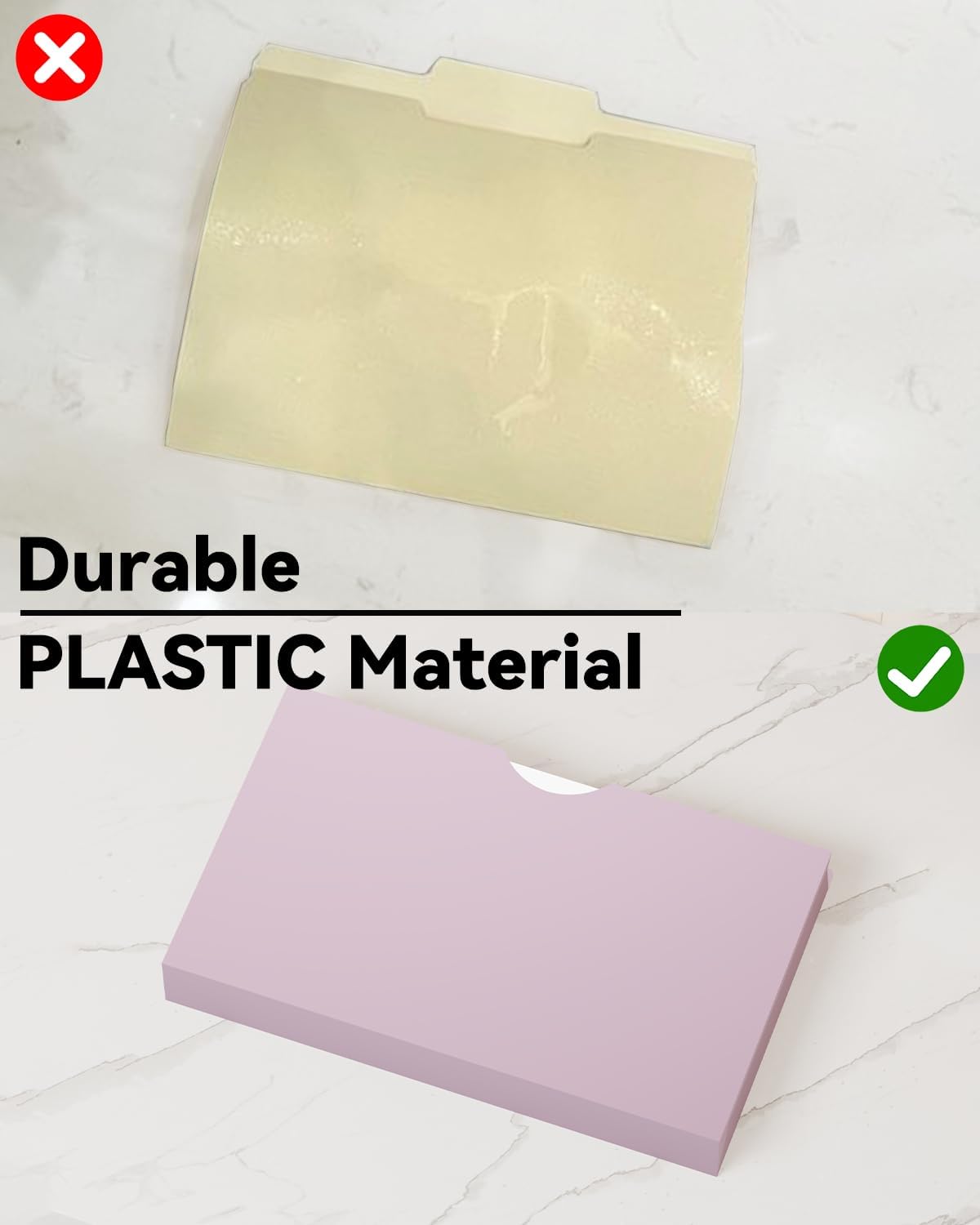 ANSOOK Plastic File Jackets,2" Legal Size Manilla Folders,12 Pack Expanding File Folder,Heavy Duty Expansion Pocket,File Cabinet Folders,Straight Cut Tab,Morandi Color Manila Folder for Home Office