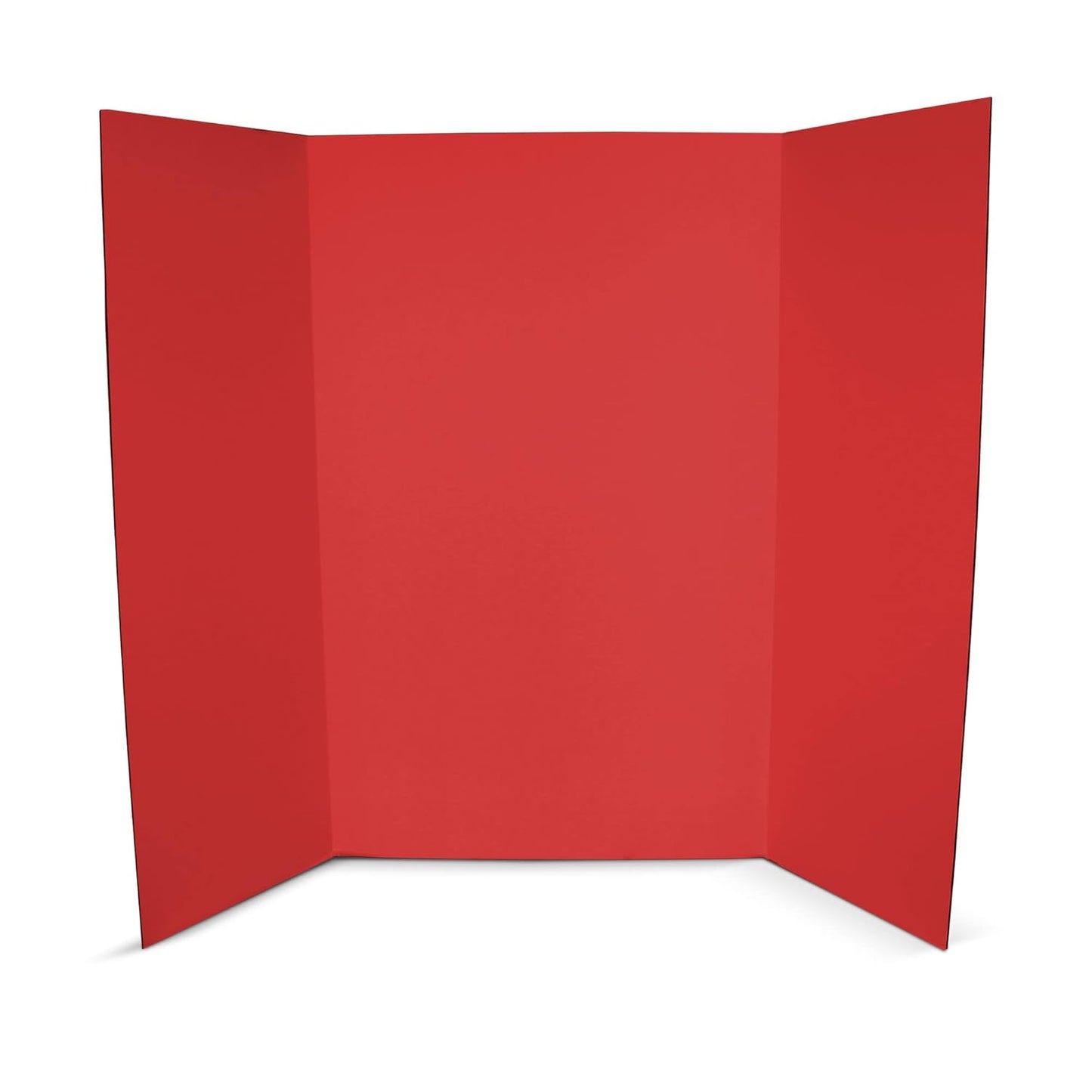 Flipside Products 36” x 48” Foam Project Boards for Presentations, Science Fair, School Projects, Event Displays and Trifold Picture Board - Red - 3 Pack