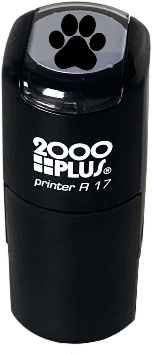 Paw Print Stamp / 2000 Plus Self Inking Animal Paw Print Stamper/Black Ink Imprint School Planner Worksheet Card Stamp
