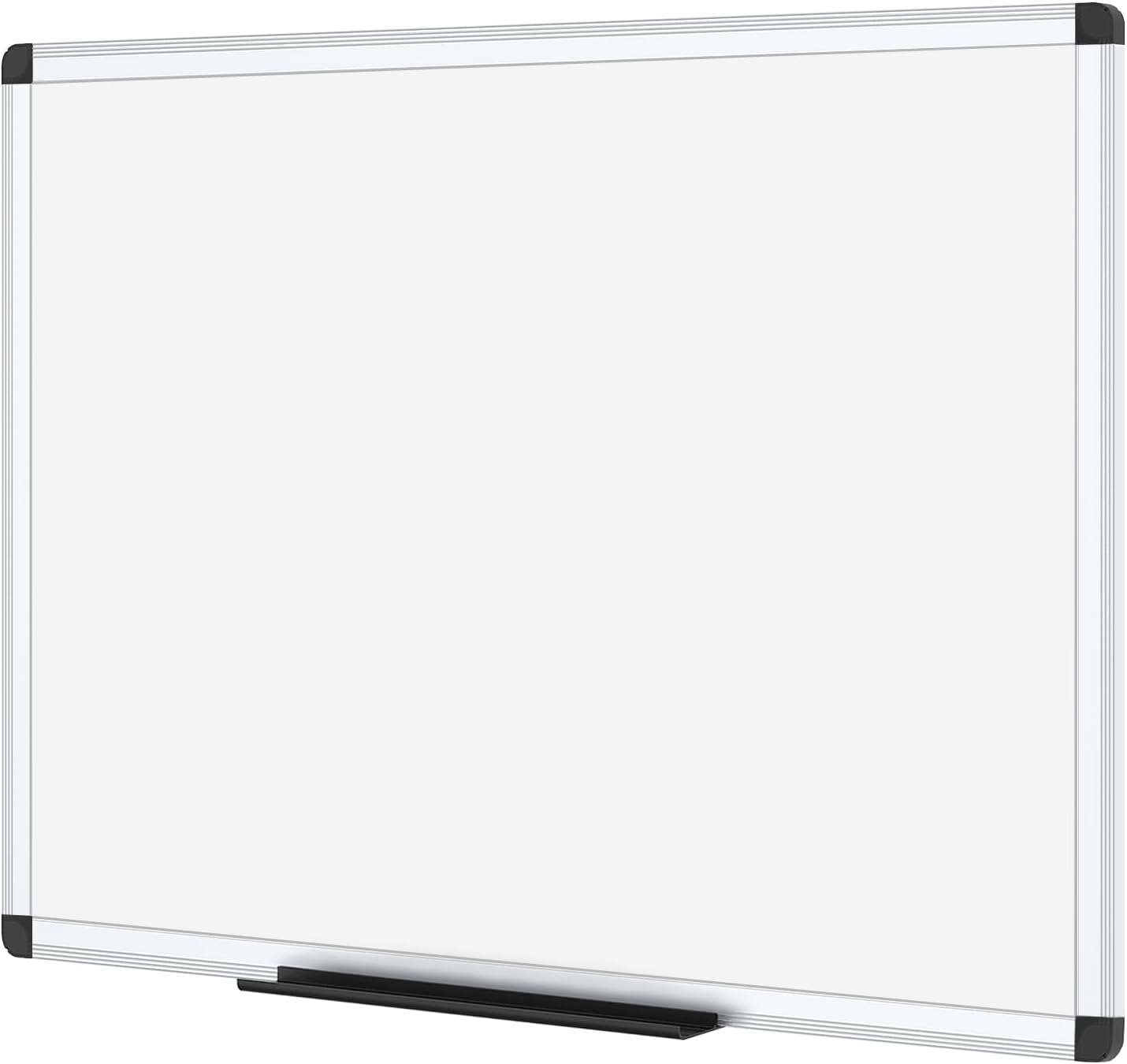 VIZ-PRO Magnetic Dry Erase Board, 24 X 18 Inches, Silver Aluminium Frame