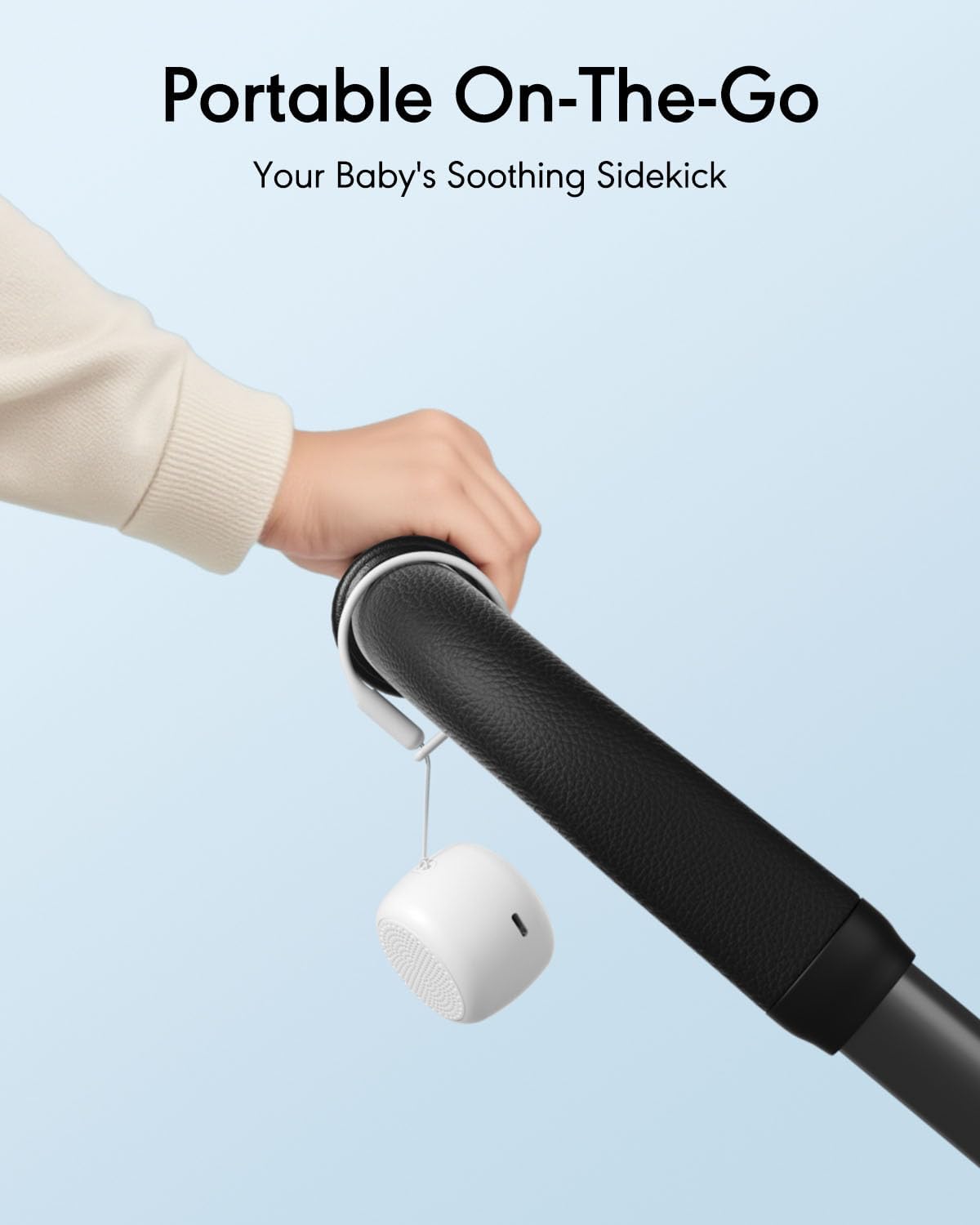 Sound Machine Flowtune White Noise Machine for Baby Adults, Mini Portable Sound Machine for Travel, 6H Timer, 18 Soothing Sleep Sounds Gift