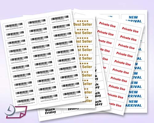 NextDayLabels - 2.5/8" x 1" Rectangular Sticker Labels for Printer - White Laser/Inkjet Printer Labels Return Address Labels Shipping Label Stickers (50 Sheets, 30 Per Sheet, 1500 Labels)