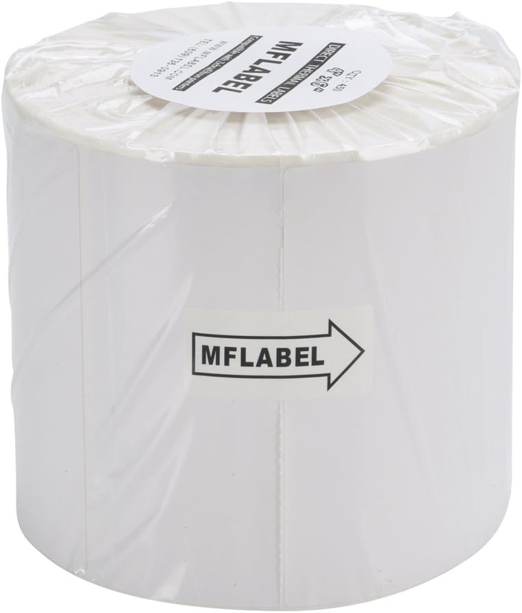 MFLABEL® 2 Rolls of 450 Labels 4x6 Direct Thermal Shipping Labels for Zebra 2844 ZP-450 ZP-500 ZP-505