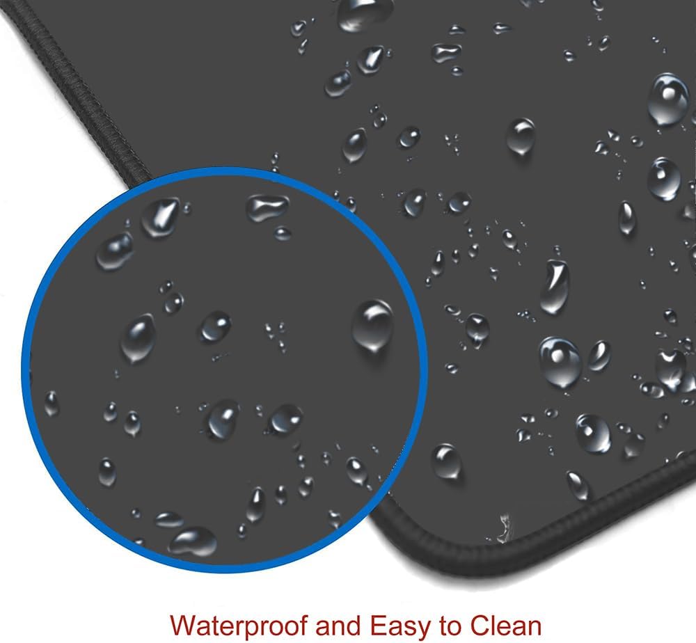 Large Gaming Mouse Pad, Office Mousepad, Desk Pad, Non-Slip Mouse Keyboard Mat for Office, Home and Laptop, (Dark Gray, 31.5" x 11.8")