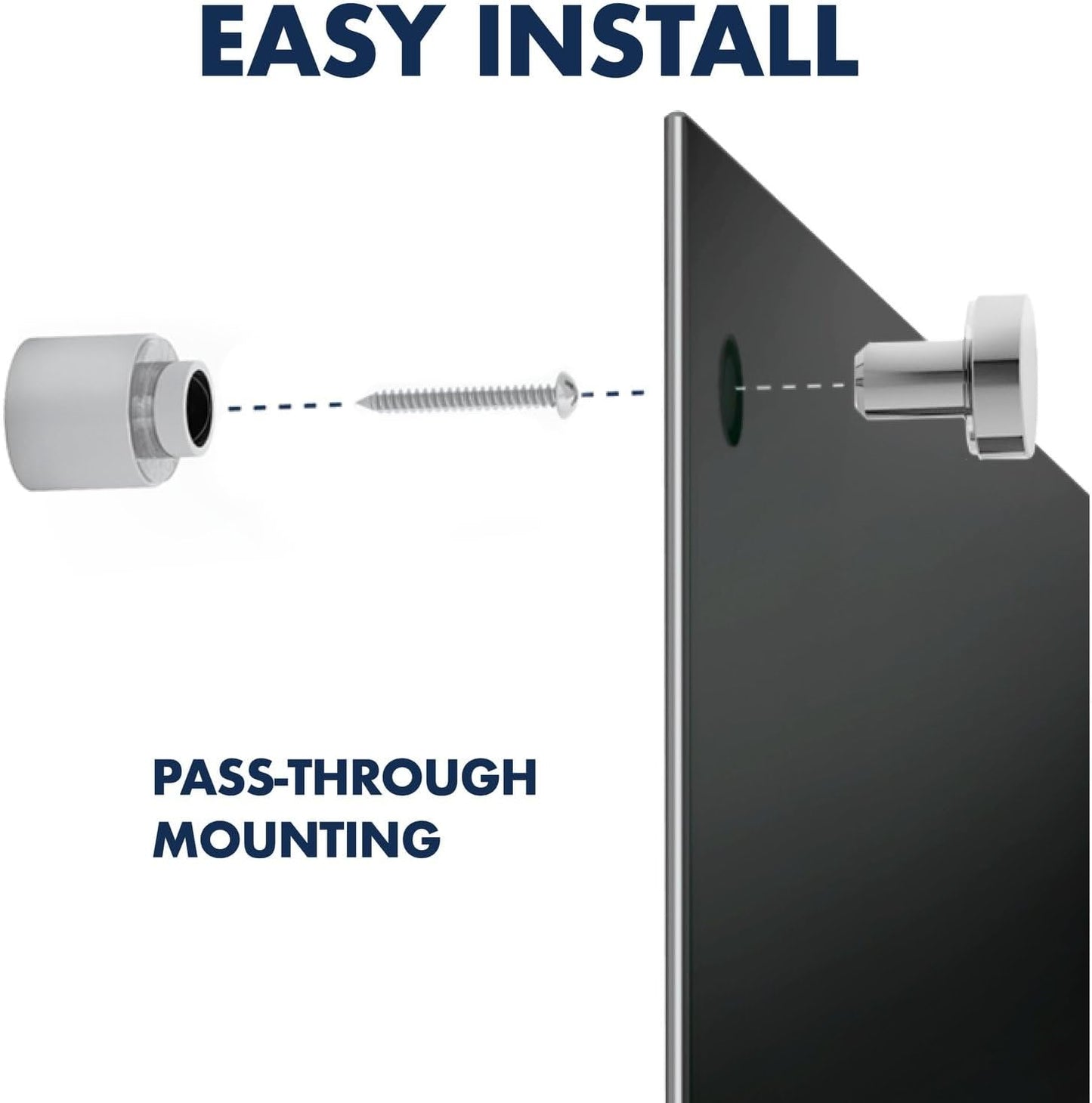 Quartet Glass Whiteboard, Magnetic Dry Erase White Board, 24" x 18", Black Surface, Infinity (G2418B)