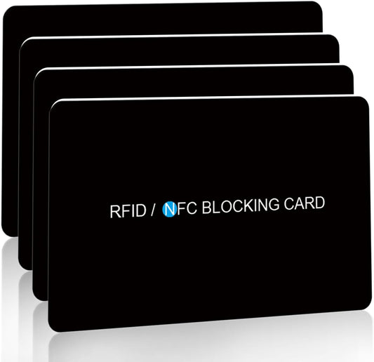 AYAIM 4-8 Pack RFID Blocking Card, safe card for wallet, NFC Debit Credit Card Passport Protector,Entire Wallet Protection Blocker Set for Men & Women