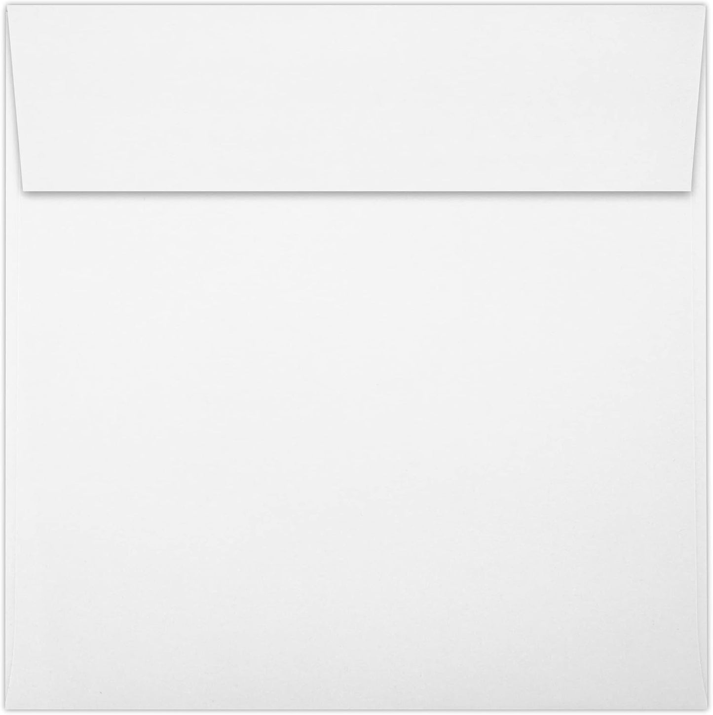 LUXPaper Square Invitation Envelopes | Peel & Press | 6" x 6" | Bright White | 80lb. Text | 500 Qty