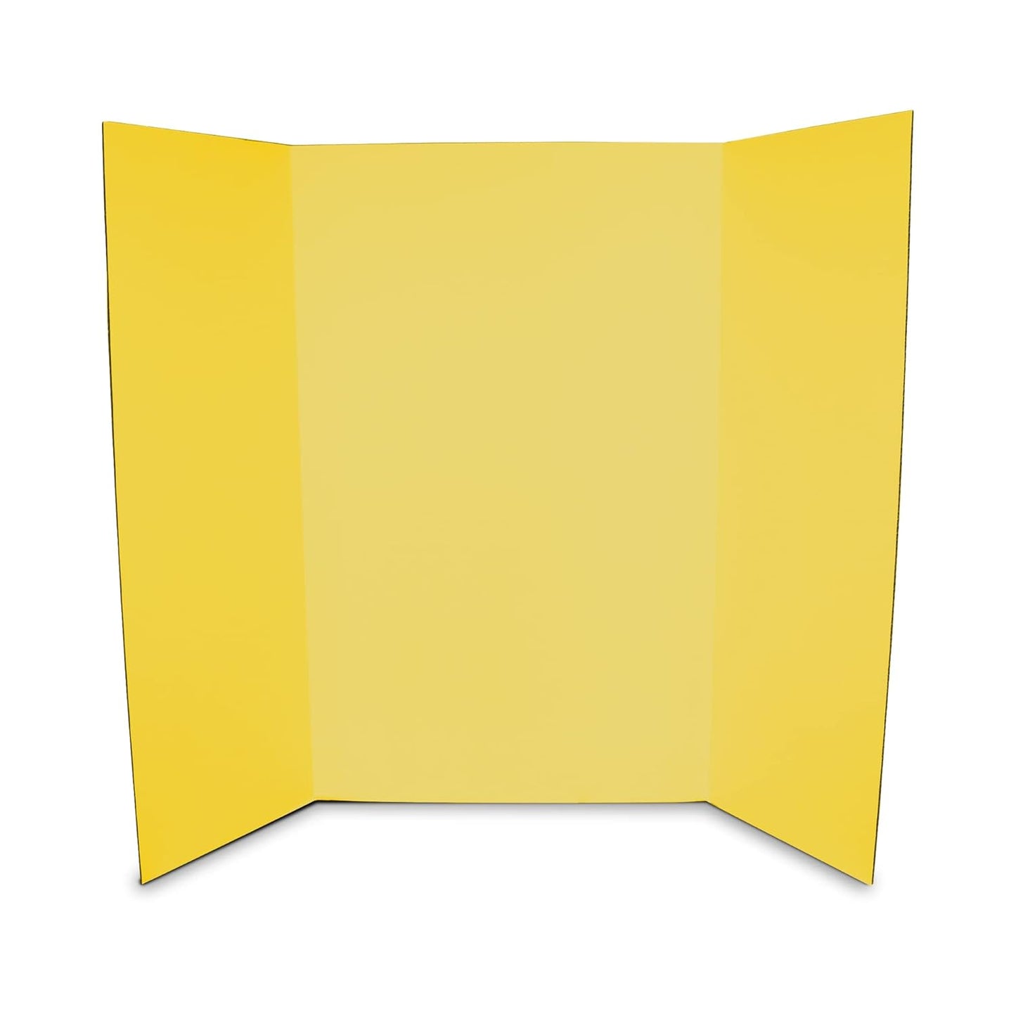 Flipside Products 36” x 48” Foam Project Boards for Presentations, Science Fair, School Projects, Event Displays and Trifold Picture Board - Yellow - 24 Pack