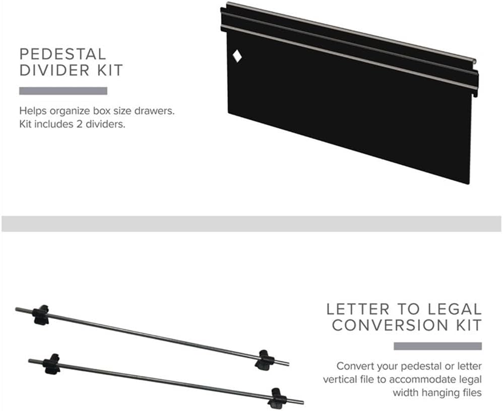 Pemberly Row 3 Drawers 27.75" Vertical Black Metal Filing Cabinet Lockable Pre-Assembled Stationary Letter Size for Home, Office