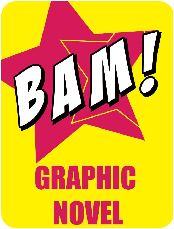 450pcs Genre Book Spine Labels | Library Classification Stickers | Graphic Novels