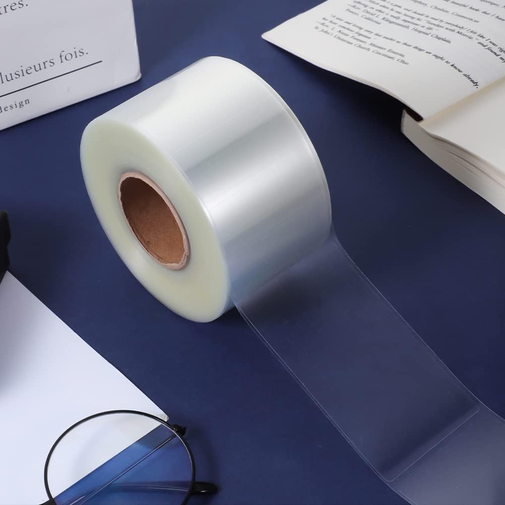 500 PCS Label Protectors, Clear Label Protectors Waterproof Clear Labels for Protecting Barcodes, Books, Numbers, Clothes Food Labels in Laboratory, Library, Office, Supermarket (3.35×1.97inch)