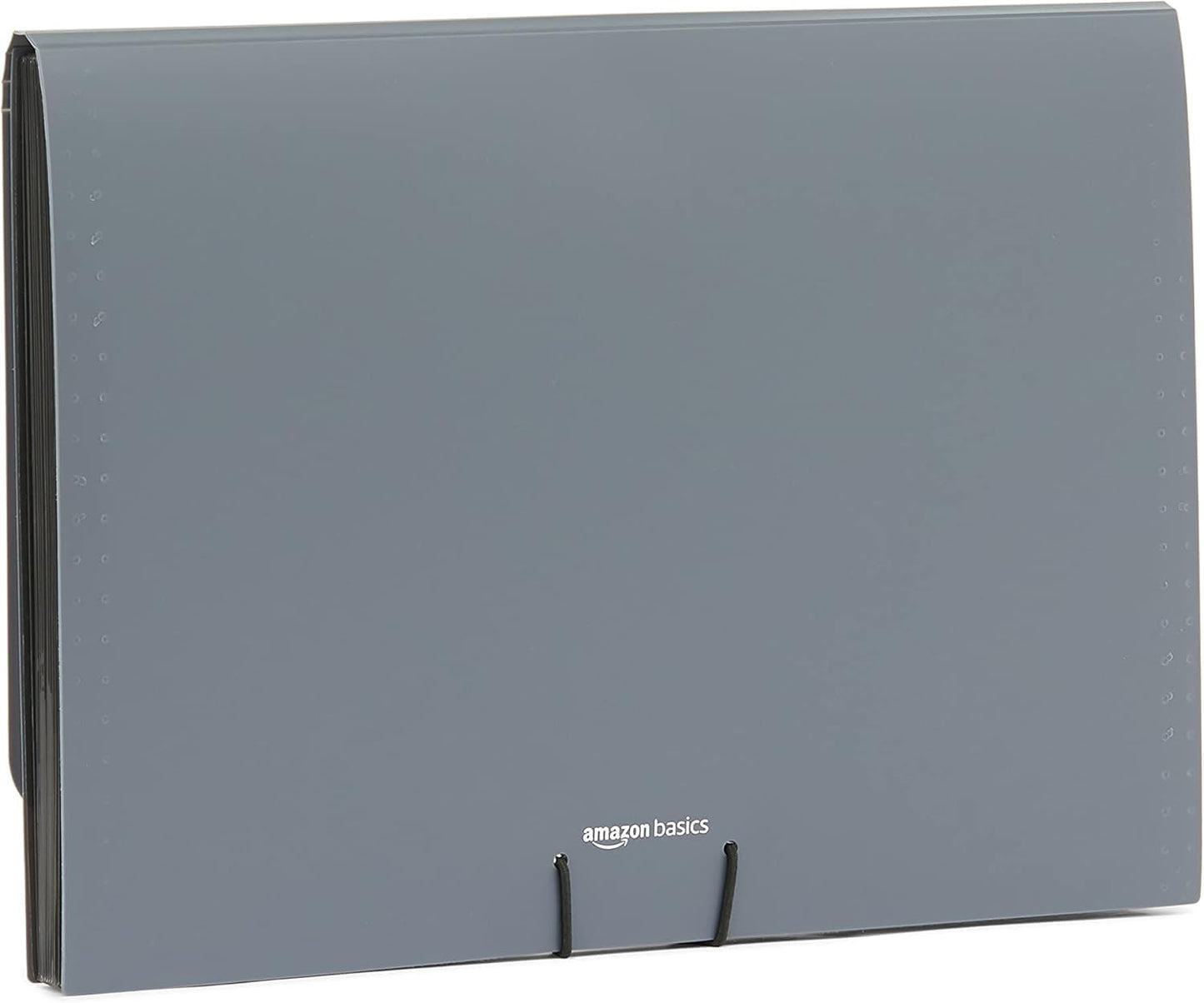 Amazon Basics PBH-2556 Expanding File, Letter Size, 12-Pack, Black & Gray