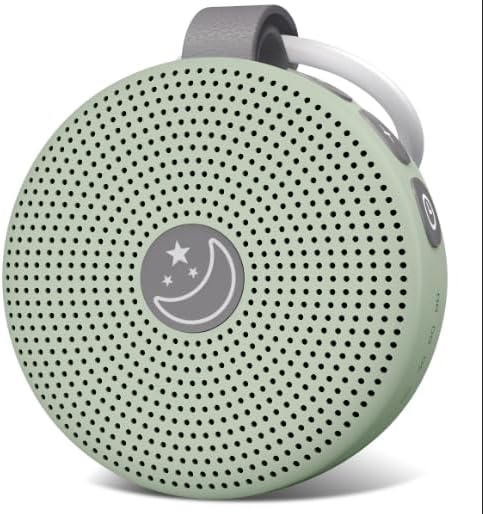 Sound Machine Mini Portable Baby White Noise Machine with 30 Soothing Sounds for Kids Adults Auto-Off Timer 32 Volume Levels Rechargeable Brown Noise Sleep Machine for Home Office Privacy and Travel