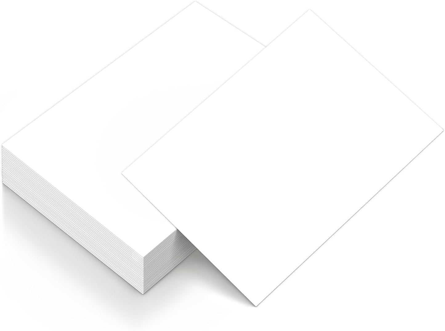 50 Sheets White Cardstock 8.5 x 11 Certificate Paper, Goefun White Card Stock Printer Paper for Invitations, Menus, Wedding, DIY Cards
