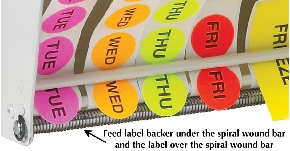 Wall Mount Label Dispenser (8-1/2") - Sticker Roll Dispenser - Table Top - Label Holder - Stamp Roll Dispenser - Sticker Stand - Thermal Label Holder - Heavy-Duty All Steel