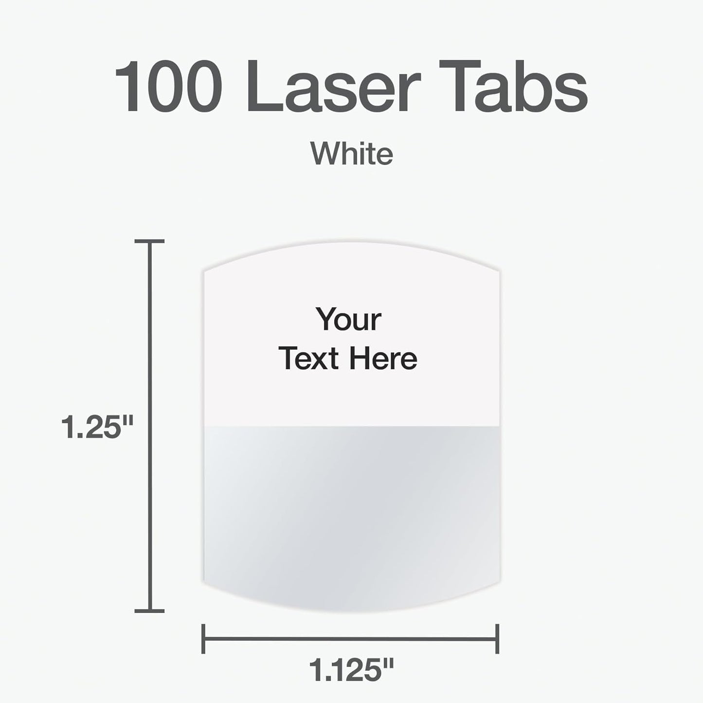 Redi-Tag Copier/Laser/Inkjet Index Dividers (RTG33117),White