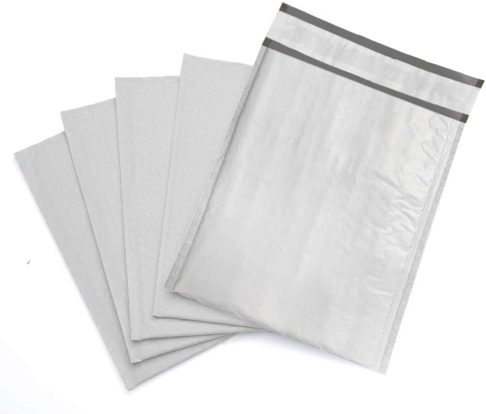 5x10 inches Poly Bubble Mailer Self Seal Bubble Shipping Envelopes 2.5 Mil 250 Pack