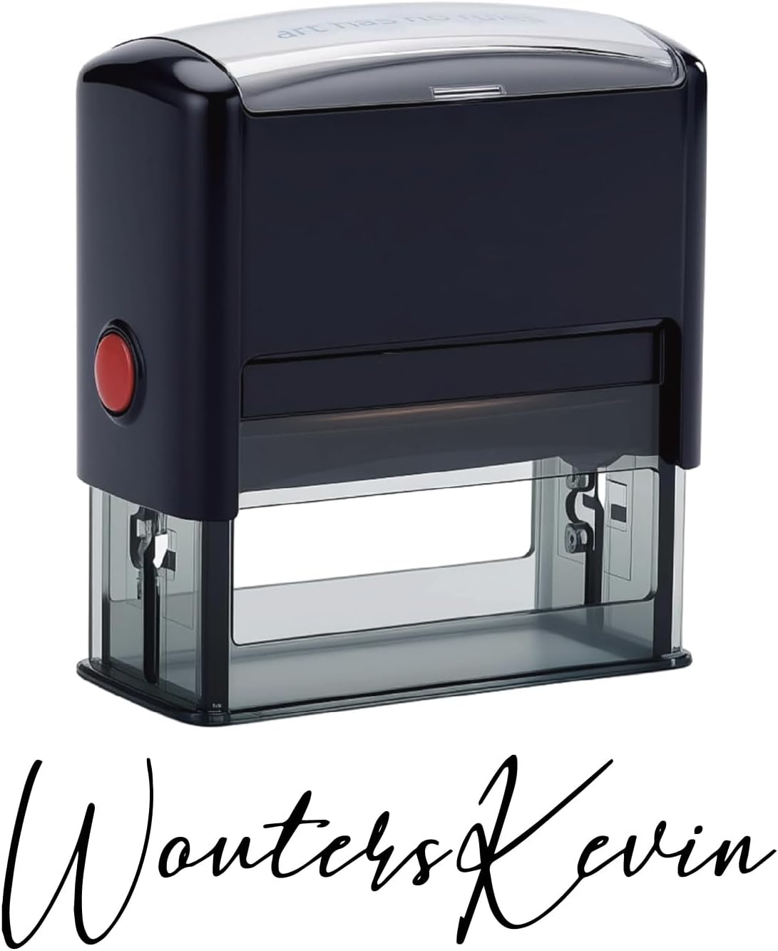 Personalized Self-Inking Signature Stamp - Custom Name/Initials Design with 6 Ink Color Options | Perfect for Legal Documents, Checks, Paperwork | Large Size for Home, Office & Business Use