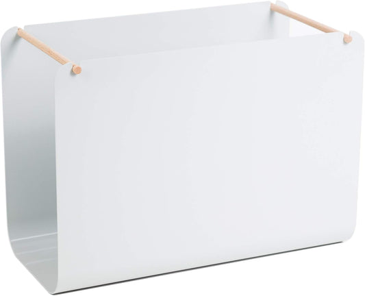 U Brands Metal Hanging File Organizer, Letter Size, Desktop Accessory, Arc Collection, Grey