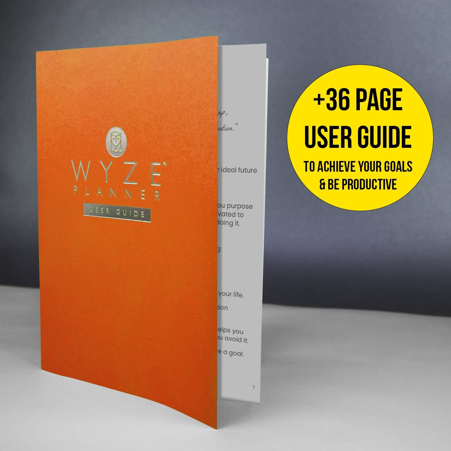Undated Daily Planner – 1-Year B5 Productivity Organizer with Two-Page Weekly Spread, Goal Setting, Habit Tracker, Weekly & Monthly Pages – Hardcover Time Management Notebook (Orange)