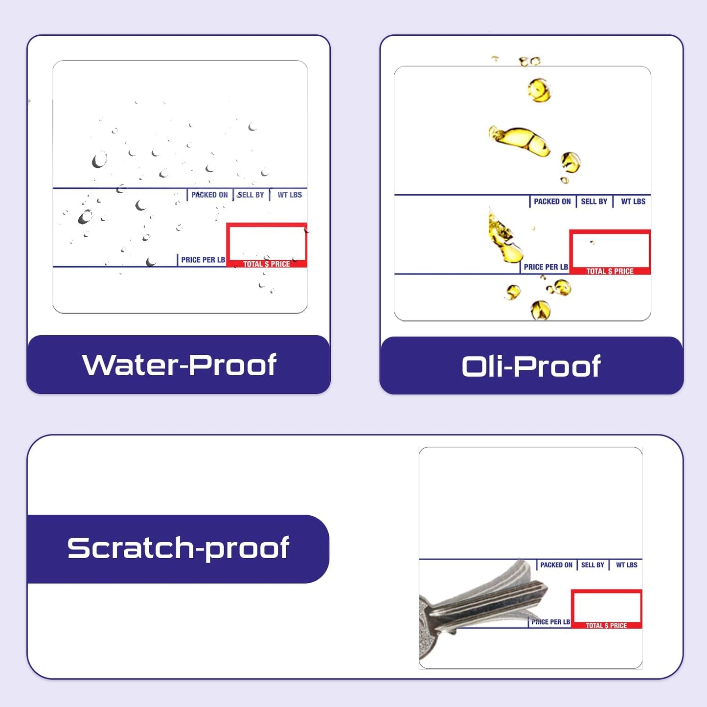 CEPRICO - Customizable CĀS Scale Labels - 48 Rolls of Thermal Printing Scale Labels – Compatible with CĀS LST-8020 | UPC Ingredient | Ideal for Supermarkets, Retailers and Grocery Stores
