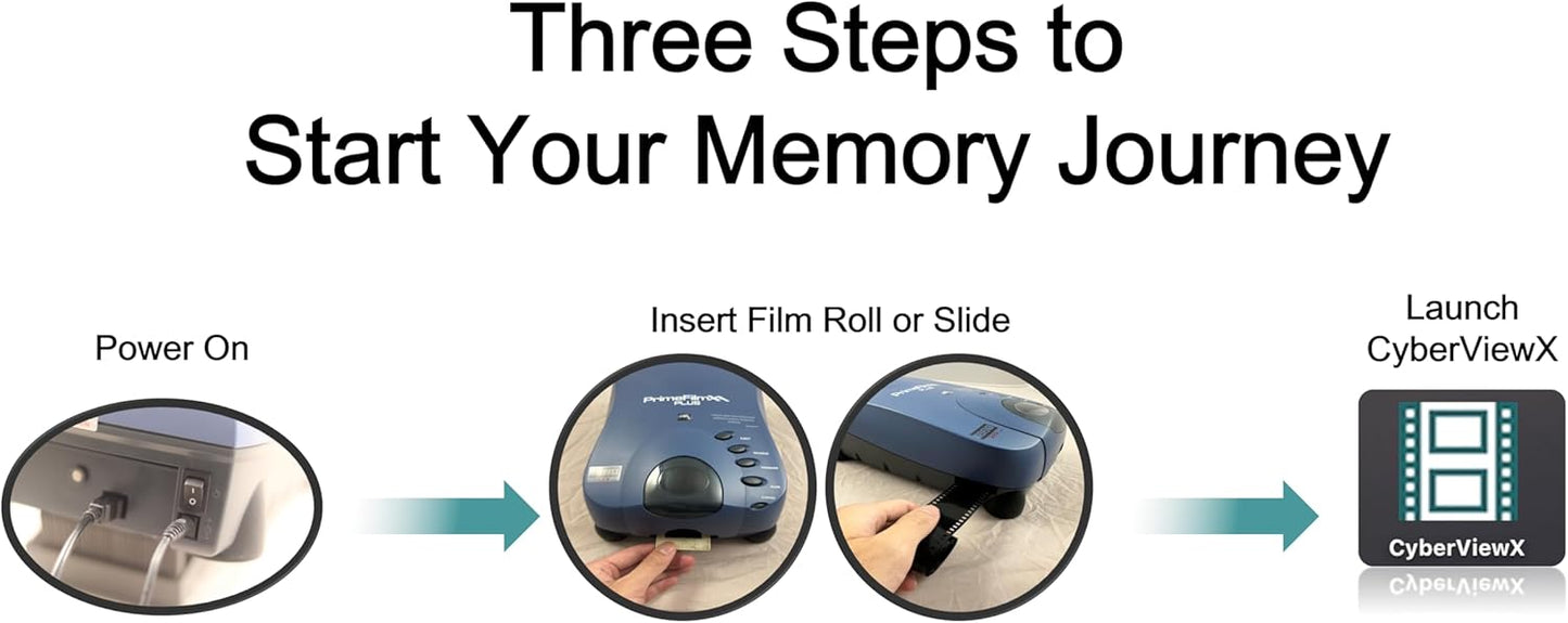 Pacific Image PrimeFilm XA Plus Film Scanner, Auto Roll Film and 35mm Film Strip Scanning, 10000 dpi/48-bit Output. 4.2 Dynamic Range, Support Mac/Windows
