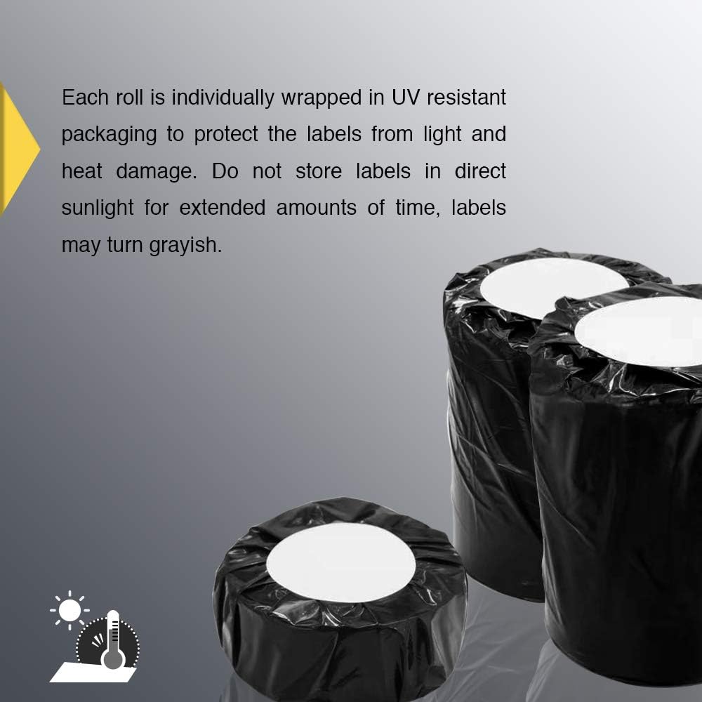 BETCKEY - 4" x 6" (102 mm x 152 mm) Shipping Labels Compatible with Zebra & Rollo Label Printer(not for dymo 4XL), Premium Adhesive & Perforated [1 Rolls, 250 Labels]