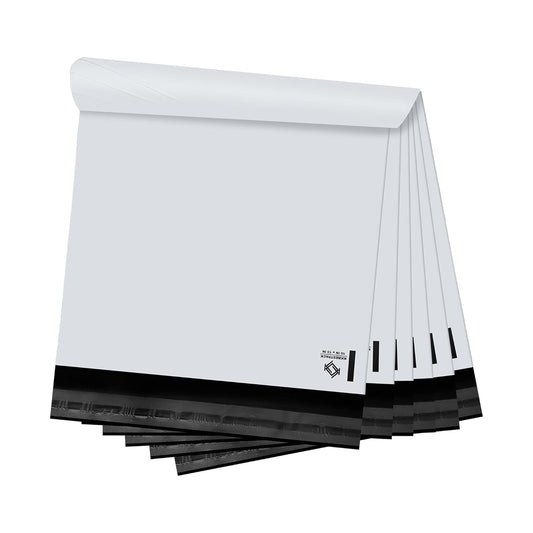 KKBESTPACK 10x13 Poly Mailers Self Sealing Shipping Envelopes CPB68 Waterproof Postal Bags (White,10x13 Pack of 1000)