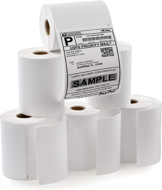 80 Rolls 4XL Labels 4" x 6" Address Shipping Labels 1744907 Compatible for 4XL LabelWriter, 220 Labels/Roll