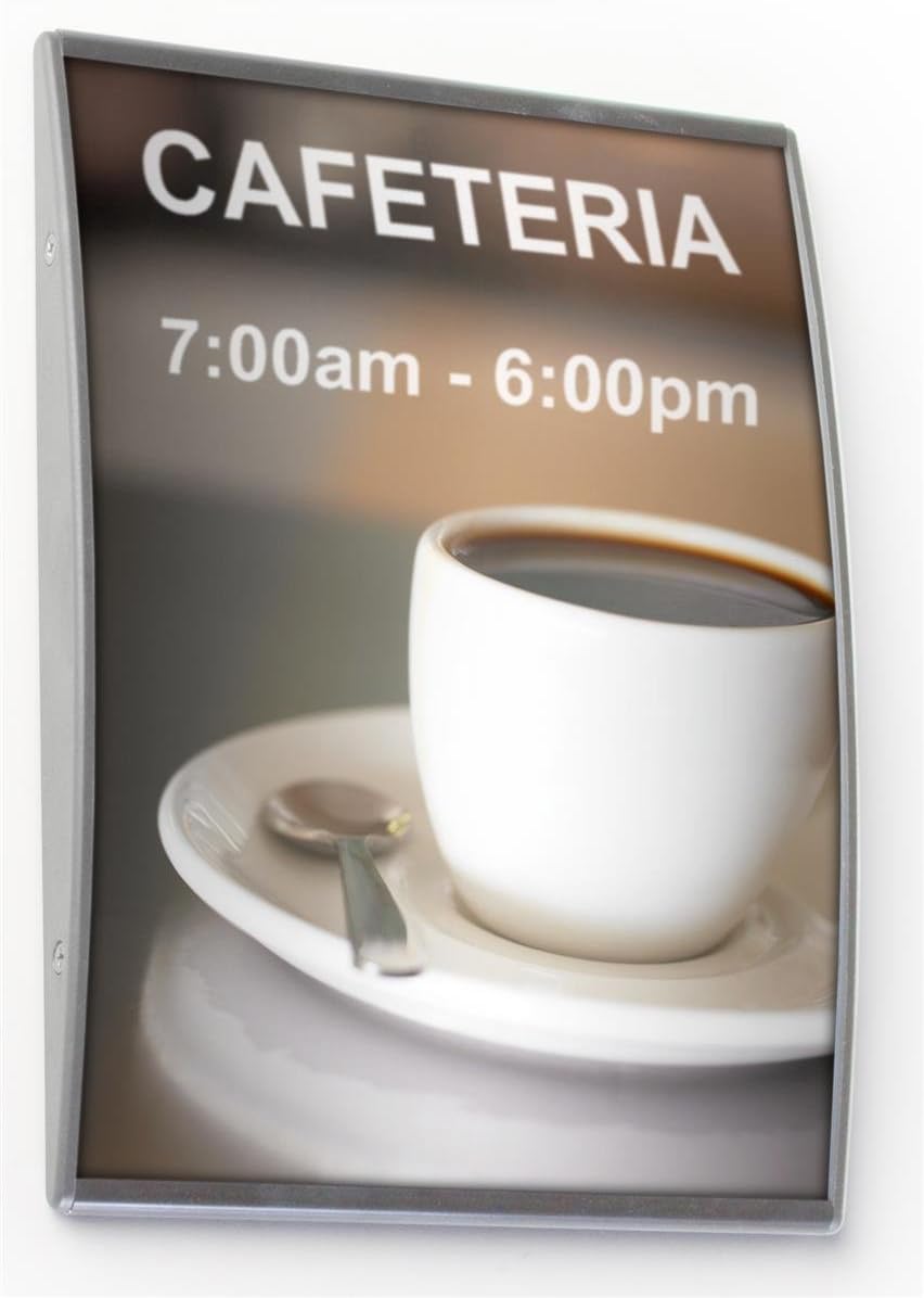 Displays2go Wayfinding Systems for 6" x 8-1/2" Custom Signage - Set of 2