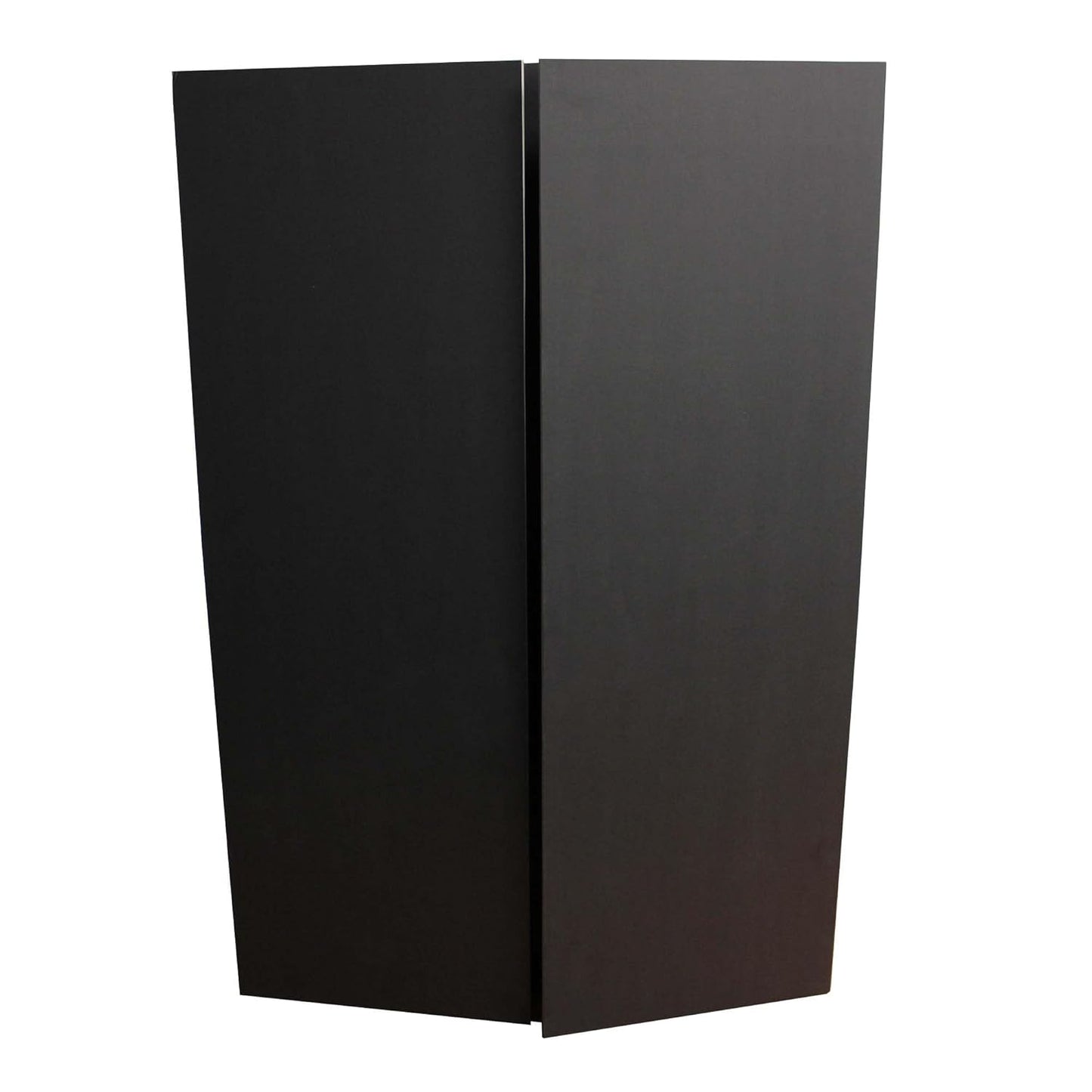 Flipside Products 36” x 48” Foam Project Boards for Presentations, Science Fair, School Projects, Event Displays and Trifold Picture Board - Total Black - 10 Pack