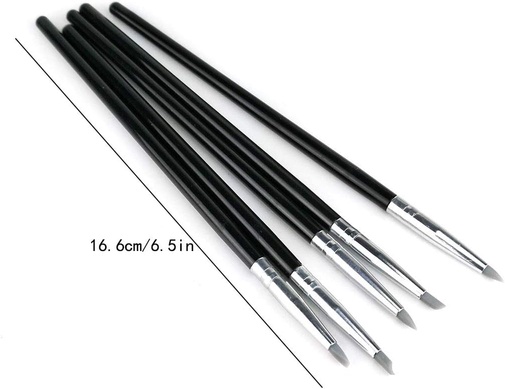 20pc Silicone Clay Sculpting Tools - Shaping, Modeling, Carving Set for Pottery, Sculpture