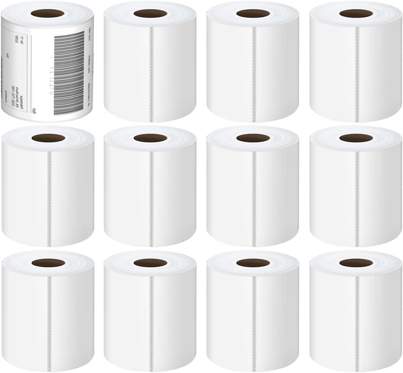 4x6 Thermal Labels - 3000 Labels, Industrial, Direct Thermal, Perforated, Postage, Shipping, Compatible with Zebra, MUNBYN, Polono, USPS, UPS, FedEx, DHL, Amazon, eBay & PAYPAL