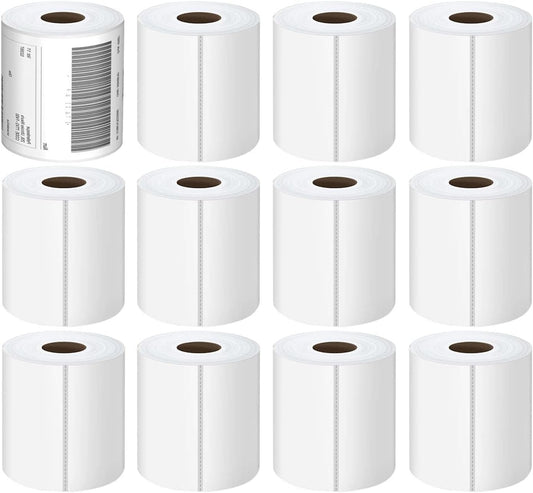 4x6 Thermal Labels - 3000 Labels, Industrial, Direct Thermal, Perforated, Postage, Shipping, Compatible with Zebra, MUNBYN, Polono, USPS, UPS, FedEx, DHL, Amazon, eBay & PAYPAL