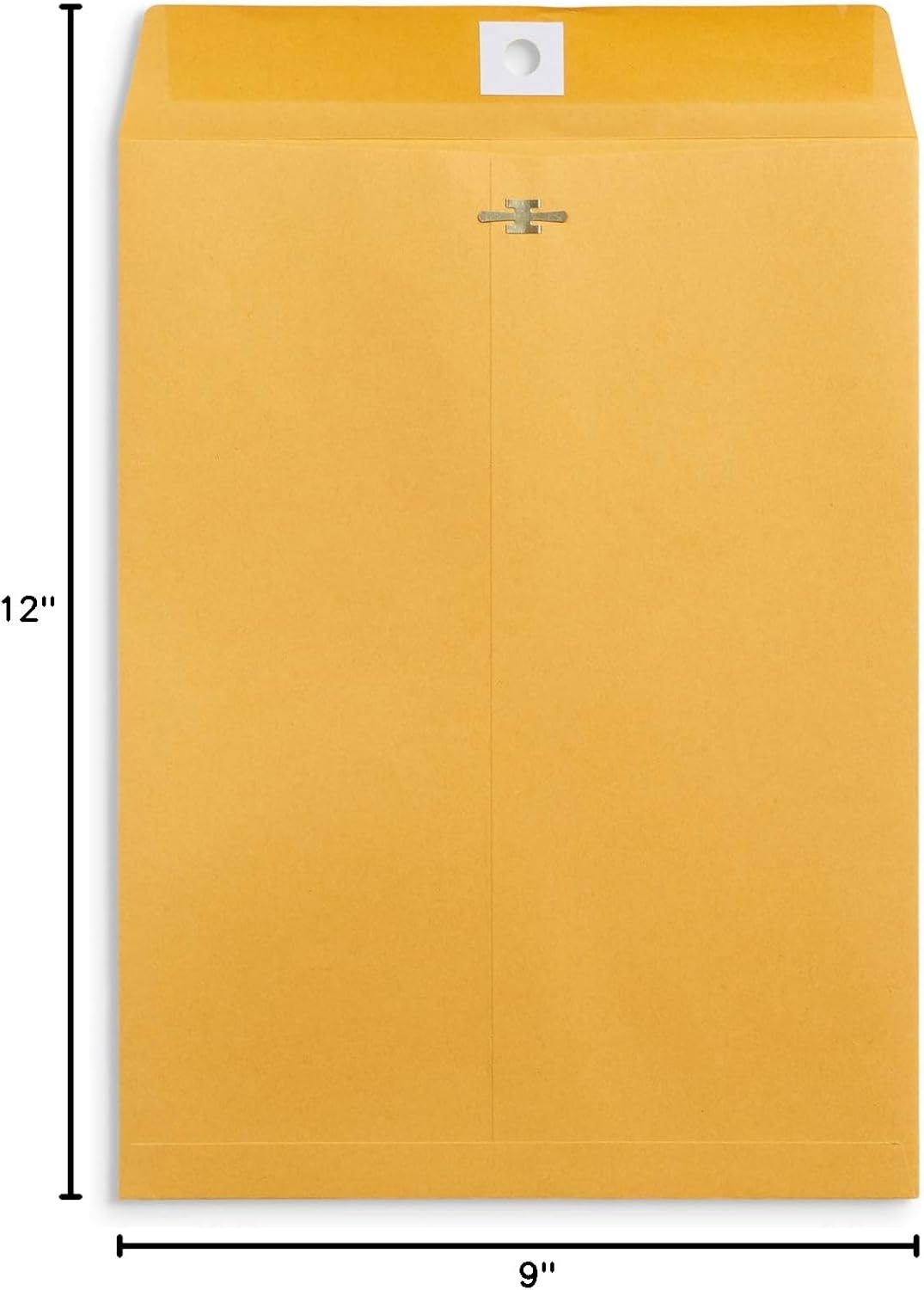 Blue Summit Supplies 100 9” x 12” Clasp Envelopes with Gummed Seal, Letter Size Clasp Mailing Envelopes Made From 28lb Kraft Paper, For Mailing Larger Papers or Magazine, Bulk 100 Pack