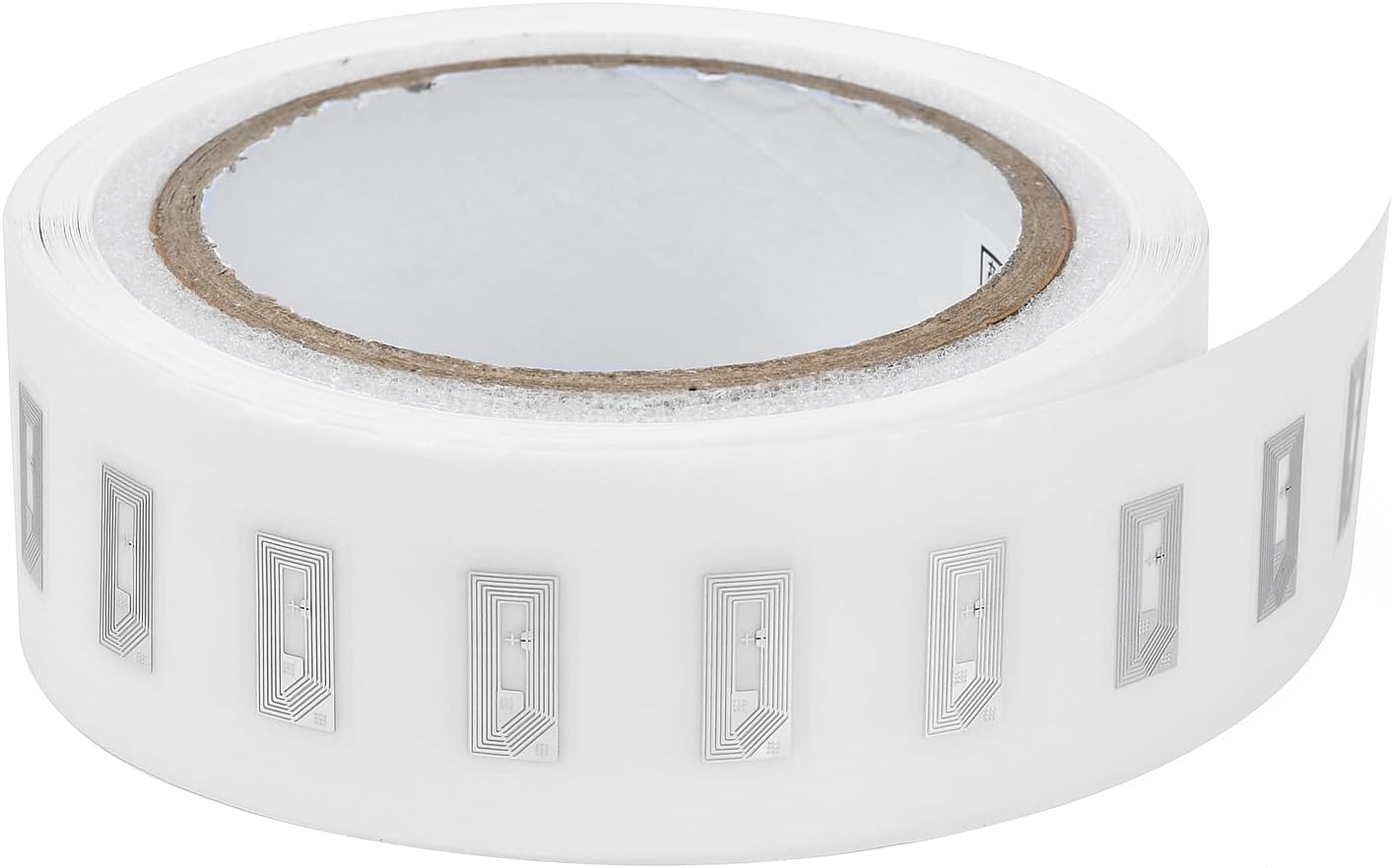 500 PCS NFC Tags Sticker with NTAG213 Chip Blank NFC Stickers Adhesive Labels RFID Tags Rewritable 137 Bytes Memory Compatible with All NFC-Enabled Smartphones and Devices, 10 x 20MM, Clear