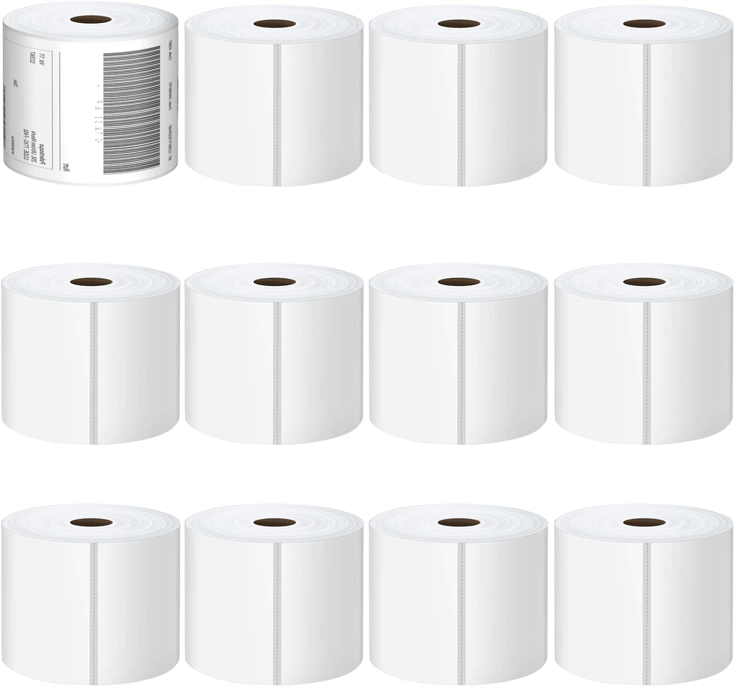 All Purpose Direct Thermal Perforated Postage Shipping Labels - 4x6 Roll, 5400 Labels for Rollo, Zebra, MUNBYN and Polono Thermal Printers (NOT for DYMO)