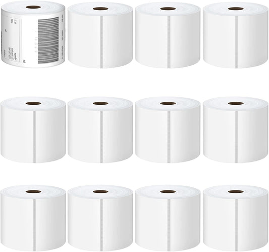 All Purpose Direct Thermal Perforated Postage Shipping Labels - 4x6 Roll, 5400 Labels for Rollo, Zebra, MUNBYN and Polono Thermal Printers (NOT for DYMO)