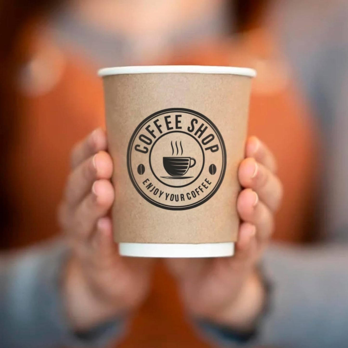 Custom Stamps for Business | Custom Logo Stamp | Personalized Self Inking Stamp Customized Business Logo Text Rubber Stamper, 4 Sizes/5 Color Options (1.2-inch)