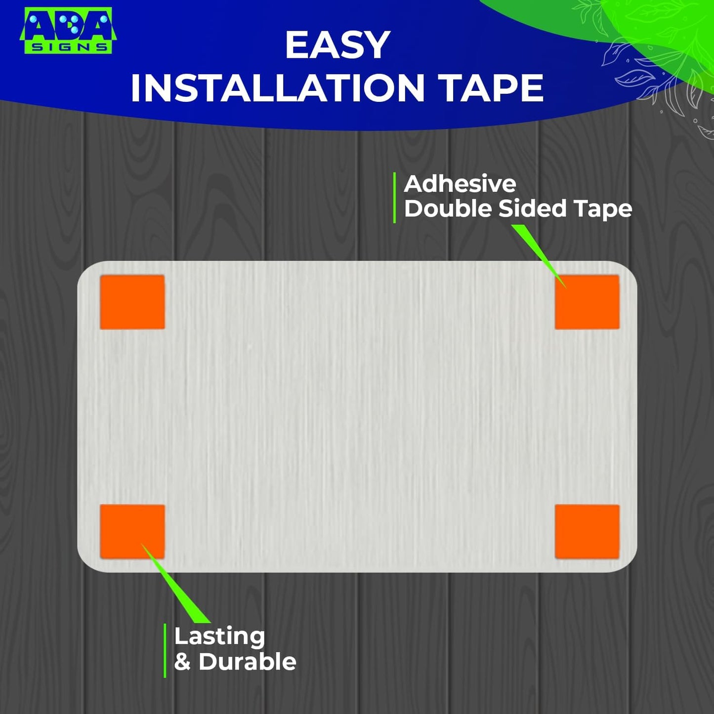 ADASigns Utility Room Sign 7”x4” - Durable Brushed Aluminum with Grade 2 Braille - Easy Installation with Strong Adhesive Tape - ADA Compliant Utility Room Signs for Business, Restaurants & Offices