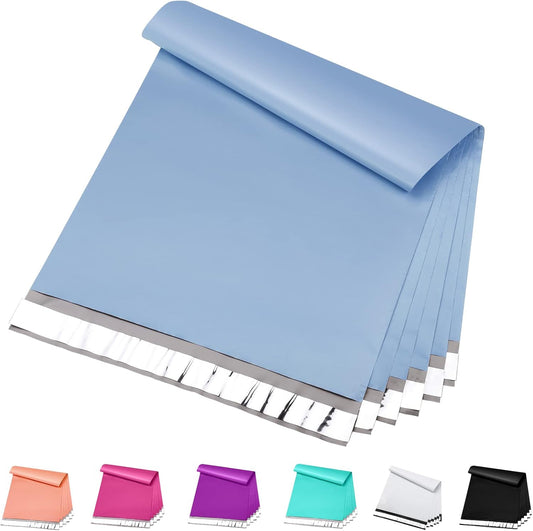 Metronic Poly Mailers 24x24 50PC, Extra Large Shipping Bags Mailing Envelopes with Strong Adhesive, 2.5Mil Thick Mailers Poly Bags for Shipping, Mailing Bag Packaging Bag for Small Business, Haze Blue