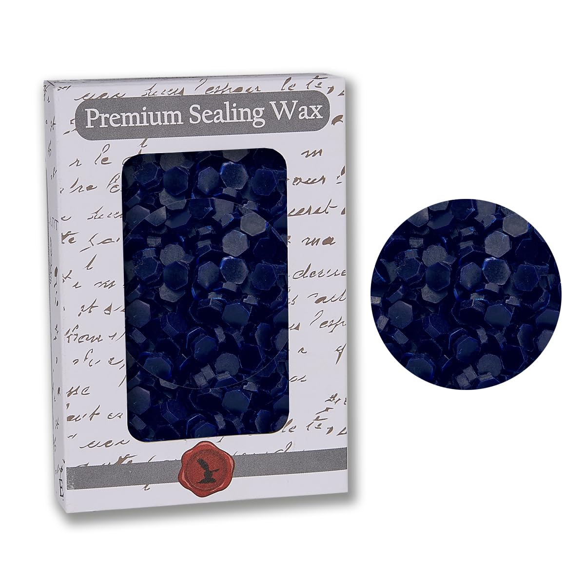 Nostalgic Impressions Navy Blue Premium Sealing Wax Beads 2 OZ. - 350 pcs
