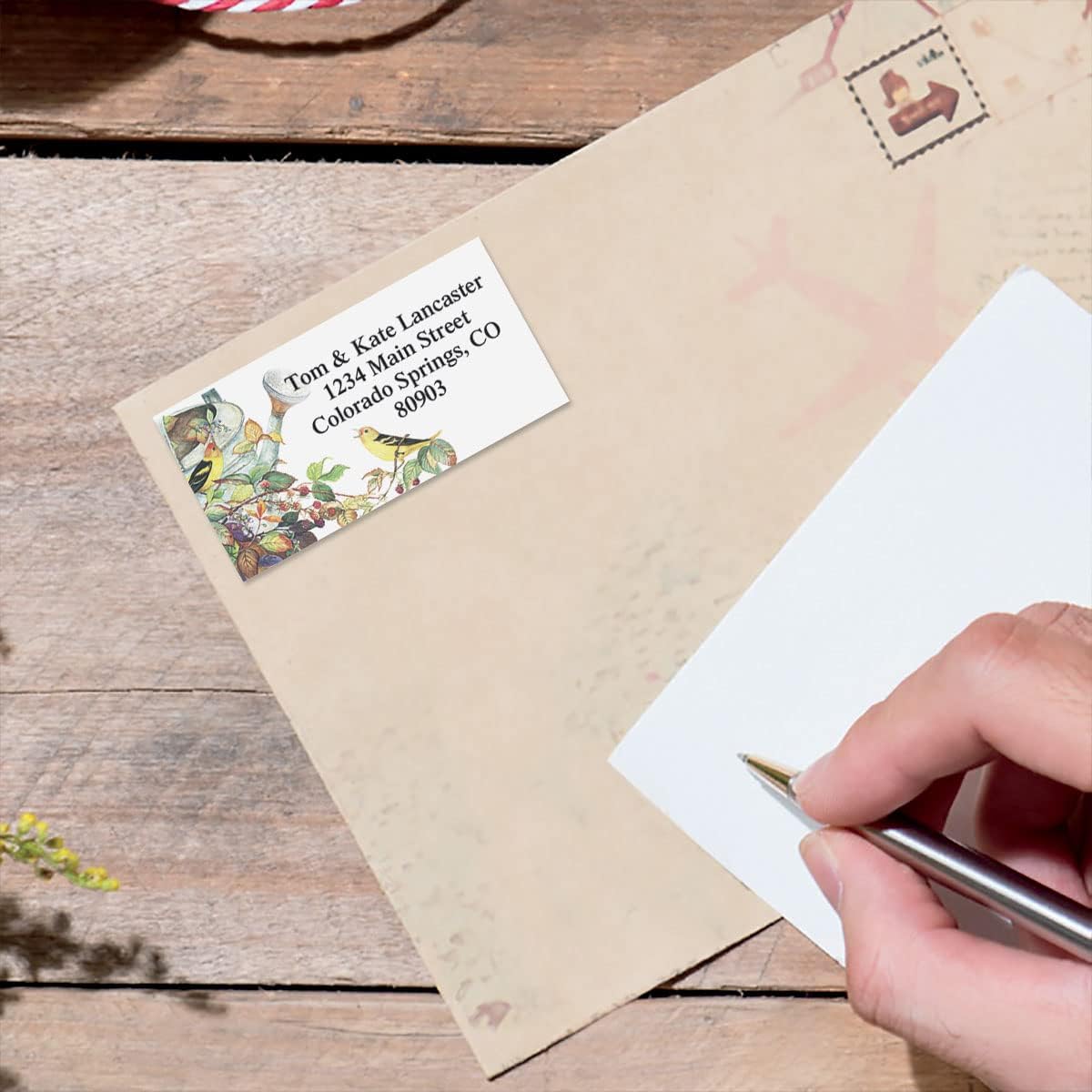 Colorful Images Songbirds Return Address Mailing Labels, Personalize with Name & Addresses, Set of 144 Self Adhesive, Easy Peel Flat Label Sheets, 1 ⅛ x 2 ¼”, 6 Designs