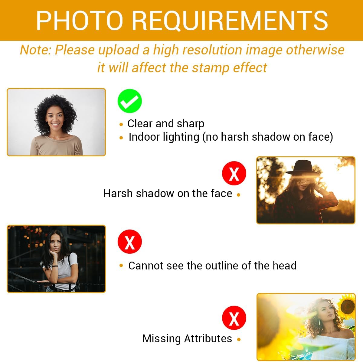 Personalized Photo face Stamp Custom Portrait Stamp Customized Self Inking Rubber Stamper with Text School Office Business Supplies Gift for Teachers Pets Kids Family Friends Client Employees, Round