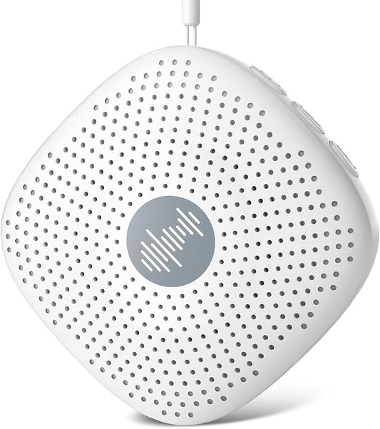 White Noise Machine,Portable Sound Machine for Baby Adult,21Soothing Sound,Auto-Off Timer,Noise Canceling for Office & Sleeping, Compact Size for Home,Travel,Registry,White