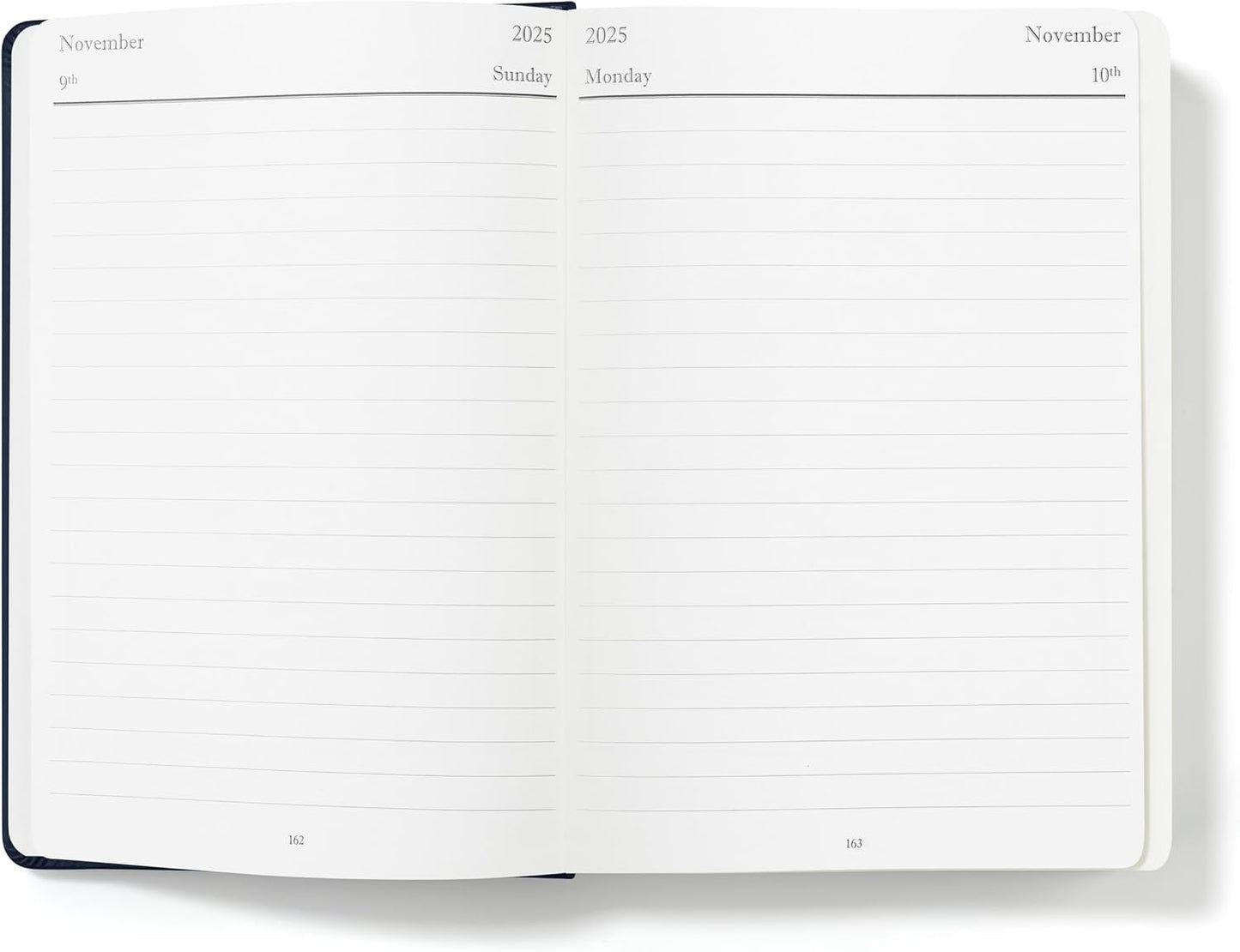 Wykeham's Executive 2025-26 Daily Journal Planner – Mid-Year Academic Diary (Personalized Royal Blue, 8.5"×5.5")