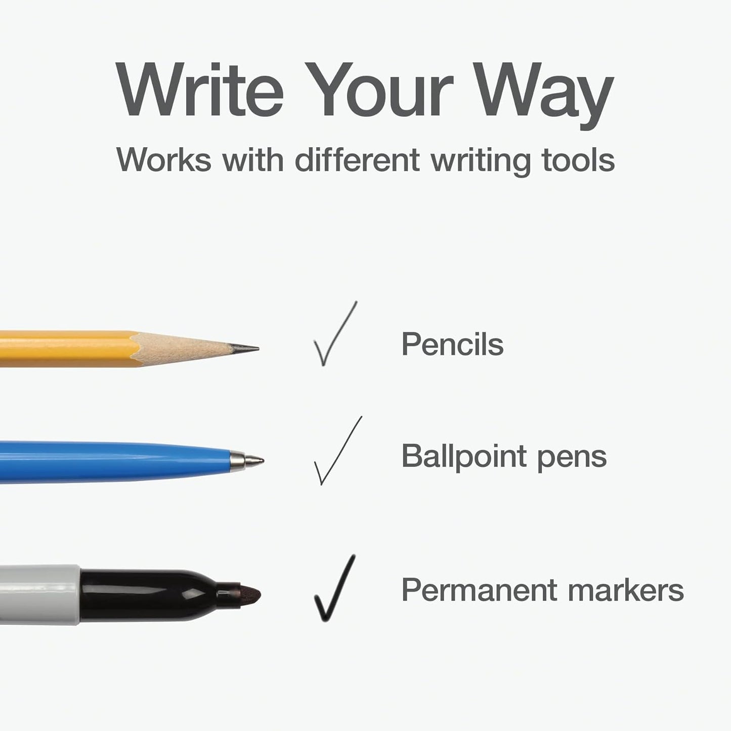 Redi-Tag Write-On Tabs, Permanent Adhesive Index Tabs, Assorted Pastel Colors: Pink, Purple, Blue, Teal, Green, 1" x 7/16", 130 Pack (1009306)