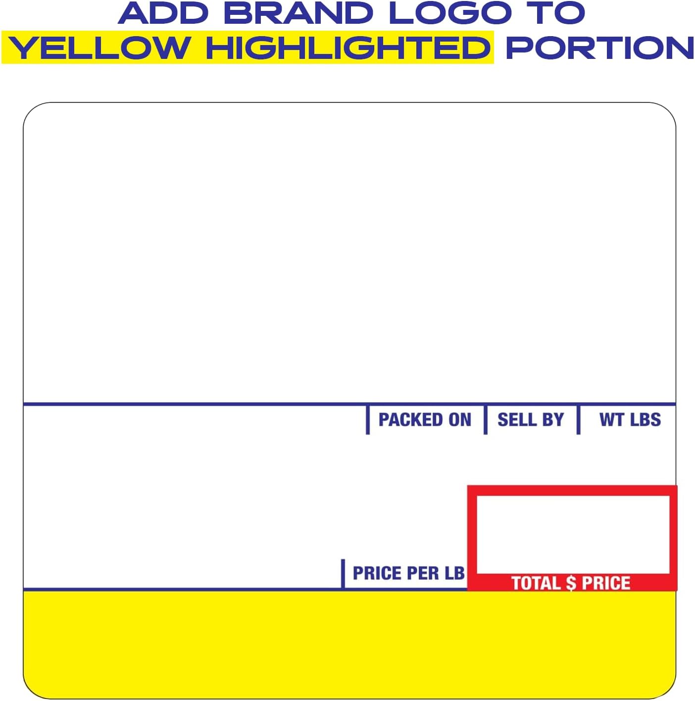 CEPRICO - Customizable CĀS Scale Labels - 144 Rolls of Thermal Printing Scale Labels – Compatible with CĀS LST-8020 | UPC Ingredient | Ideal for Supermarkets, Retailers and Grocery Stores